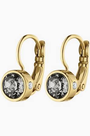 MADU SG GREY Earrings Gold  i gruppen Øreringe / Guldøreringe hos SCANDINAVIAN JEWELRY DESIGN (361066)