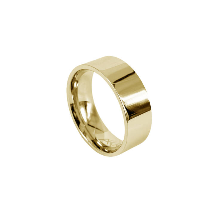 WALTER Blankt Guld ring i gruppen Ringe hos SCANDINAVIAN JEWELRY DESIGN (365960V)