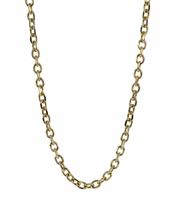 CHARLIE Chain 7 mm Halskæde Guld i gruppen Halskæde / Guldhalskæde hos SCANDINAVIAN JEWELRY DESIGN (368459)