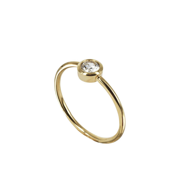 LILLY Guld ring i gruppen Ringe hos SCANDINAVIAN JEWELRY DESIGN (370674V)