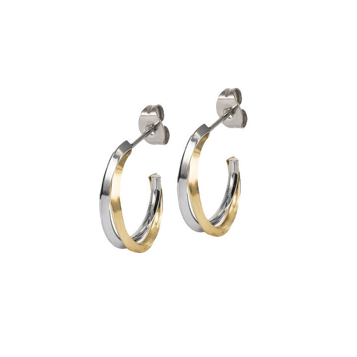 Product Image for astrid&agnes CHELSEA Small Øreringe Stål/Guld