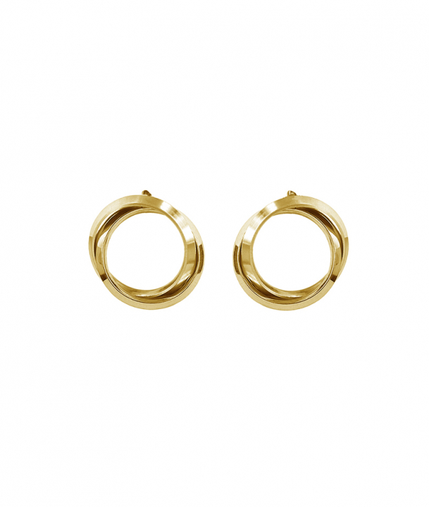 CAROLIN Mini Ørering Guld  i gruppen Øreringe hos SCANDINAVIAN JEWELRY DESIGN (371657)