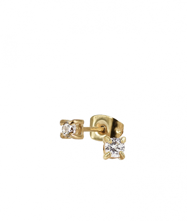 IDA Ørering 3 mm Guld  i gruppen Øreringe hos SCANDINAVIAN JEWELRY DESIGN (371695)