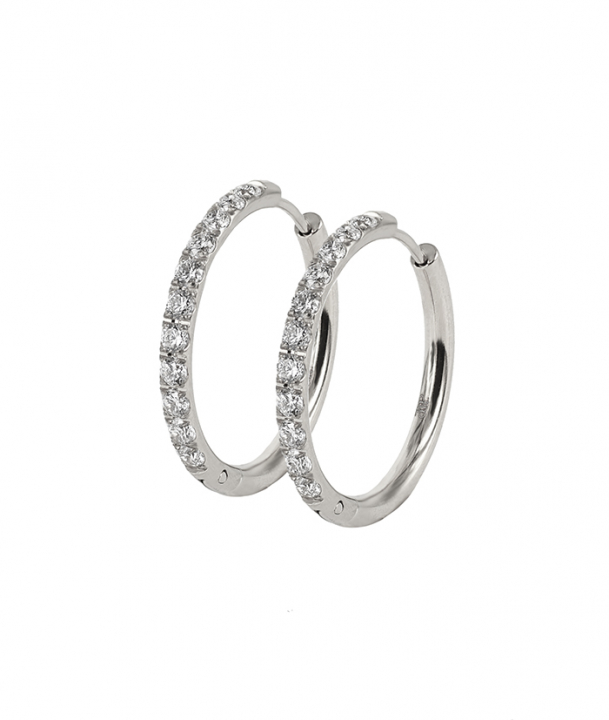 LUCY 25 mm Ørering Stål i gruppen Øreringe hos SCANDINAVIAN JEWELRY DESIGN (371763)