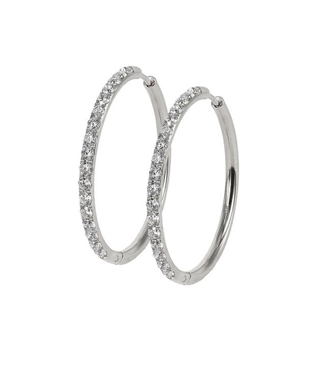 LUCY 35 mm Ørering Stål i gruppen Øreringe hos SCANDINAVIAN JEWELRY DESIGN (371800)