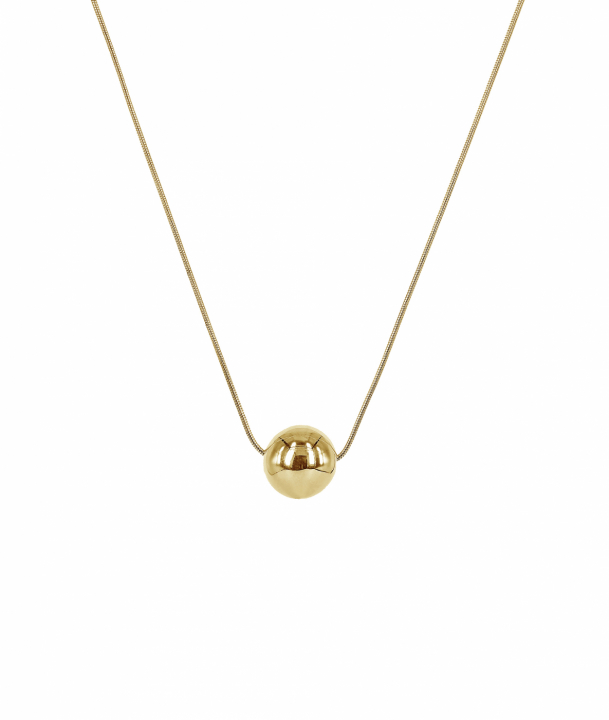 ESSIE Single Short Halskæde Guld i gruppen Halskæde hos SCANDINAVIAN JEWELRY DESIGN (371954)