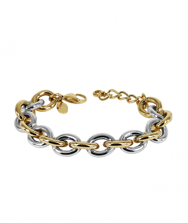 RUBY Armbånd Stål/Guld i gruppen Armbånd hos SCANDINAVIAN JEWELRY DESIGN (372074)
