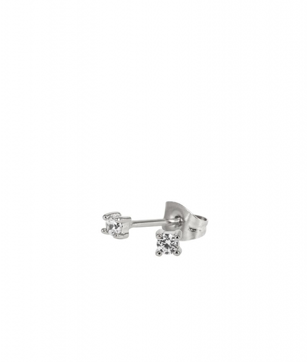 IDA Earrings 2mm Stål/Kristall i gruppen Øreringe / Sølvøreringe hos SCANDINAVIAN JEWELRY DESIGN (372333)