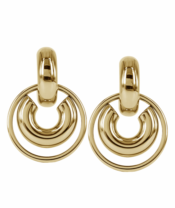 SIA Long Ørering Guld i gruppen Øreringe / Guldøreringe hos SCANDINAVIAN JEWELRY DESIGN (373255)