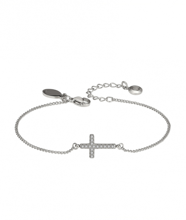 CROSS Crystal Bracelet Steel i gruppen Armbånd / Sølvarmbånd hos SCANDINAVIAN JEWELRY DESIGN (373934)