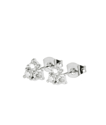 MAYA Crystal Earrings Silver i gruppen Øreringe / Sølvøreringe hos SCANDINAVIAN JEWELRY DESIGN (375112)