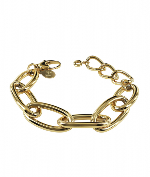 EVELYN Bracelet Gold i gruppen Armbånd / Guldarmbånd hos SCANDINAVIAN JEWELRY DESIGN (377093)