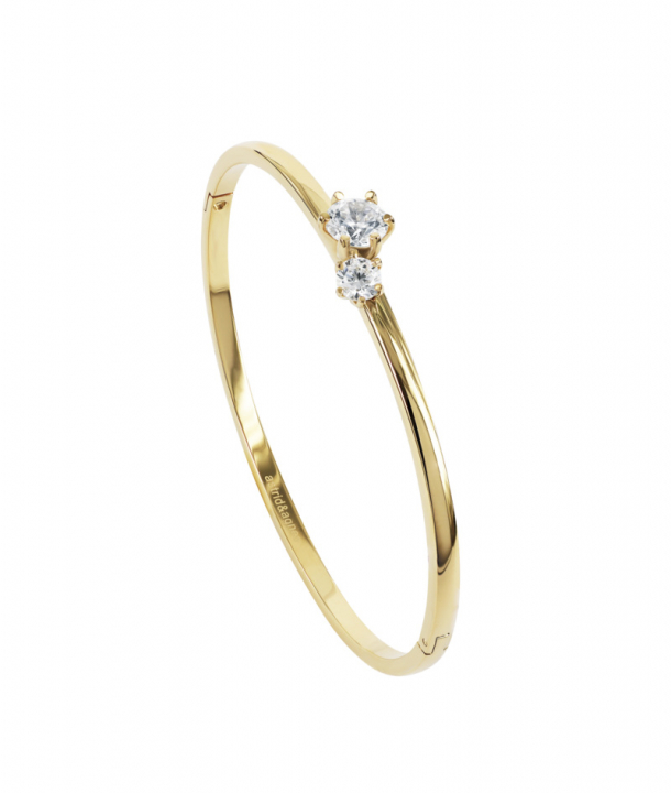 JULIE bangle Gold i gruppen Armbånd / Armringe hos SCANDINAVIAN JEWELRY DESIGN (377192)