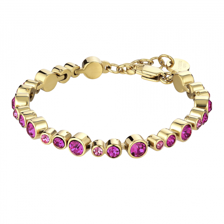 TERESIA Gold PINK i gruppen Armbånd / Guldarmbånd hos SCANDINAVIAN JEWELRY DESIGN (380009)