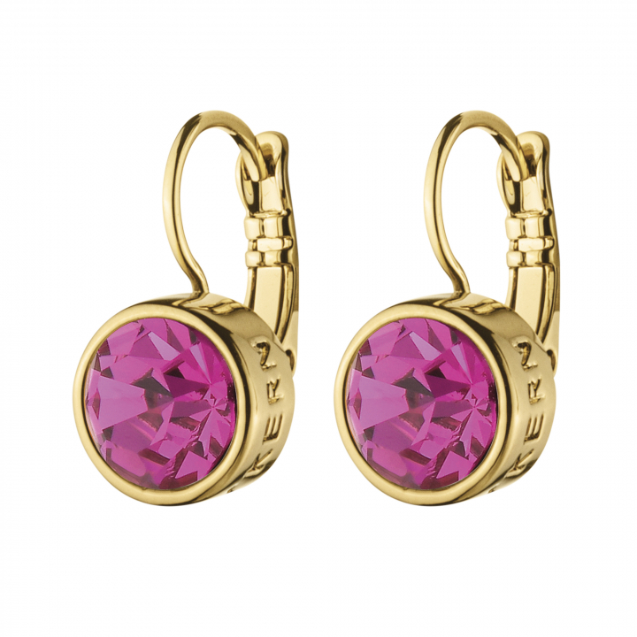 LOUISE Gold PINK i gruppen Øreringe hos SCANDINAVIAN JEWELRY DESIGN (380019)