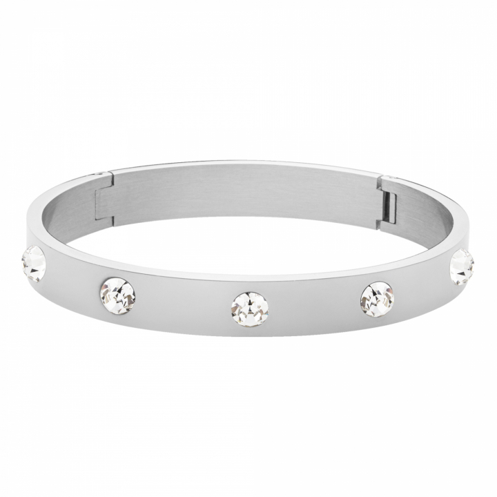 BELLA I Sølv CRYSTAL i gruppen Armbånd hos SCANDINAVIAN JEWELRY DESIGN (390111)