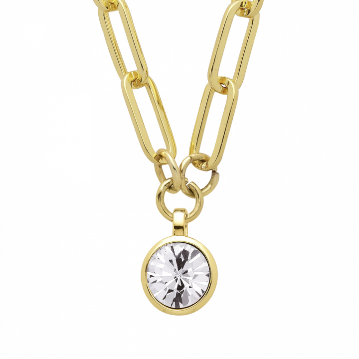 LISANNA Guld CRYSTAL Halskæde i gruppen Halskæde / Guldhalskæde hos SCANDINAVIAN JEWELRY DESIGN (390128)