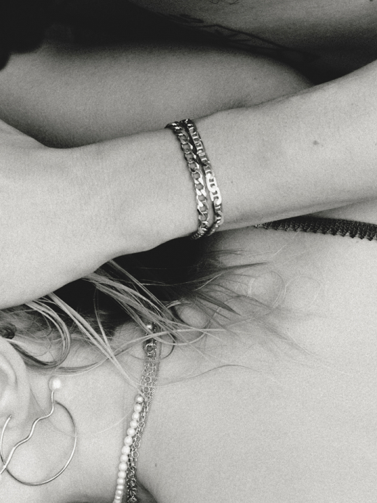 Carlo Bracelet  Small Silver i gruppen Armbånd / Sølvarmbånd hos SCANDINAVIAN JEWELRY DESIGN (400199)