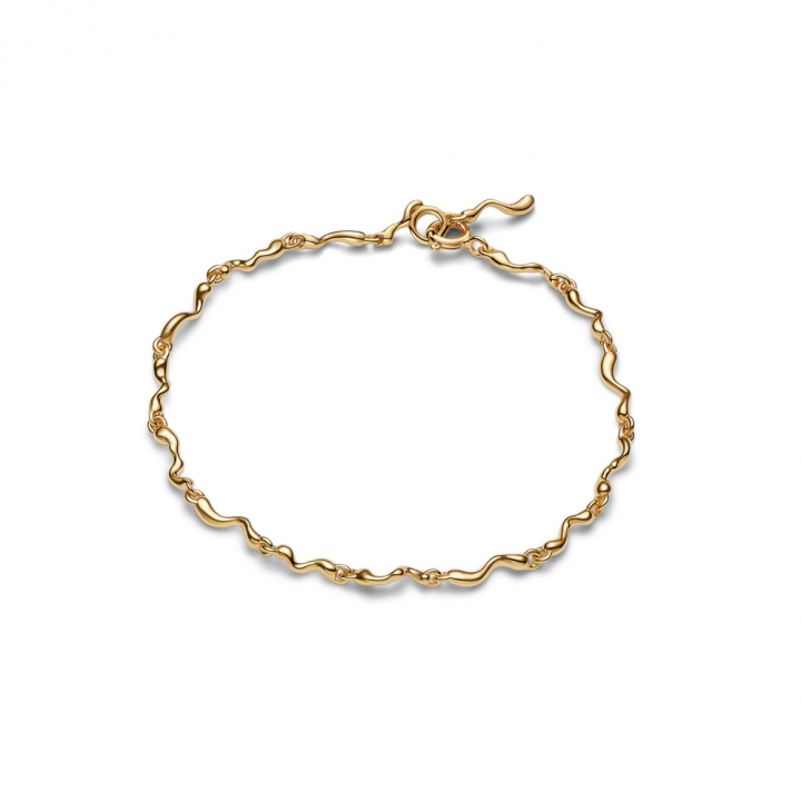 Ramen Bracelet Goldplated i gruppen Armbånd / Guldarmbånd hos SCANDINAVIAN JEWELRY DESIGN (400296YG)