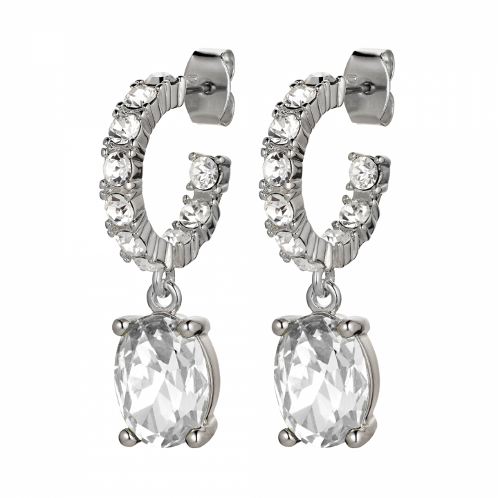 BARBARA Sølv CRYSTAL Ørering i gruppen Øreringe / Sølvøreringe hos SCANDINAVIAN JEWELRY DESIGN (430040)
