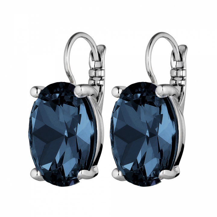 CHANTAL Sølv ROYAL BLUE Ørering i gruppen Øreringe / Sølvøreringe hos SCANDINAVIAN JEWELRY DESIGN (430080)