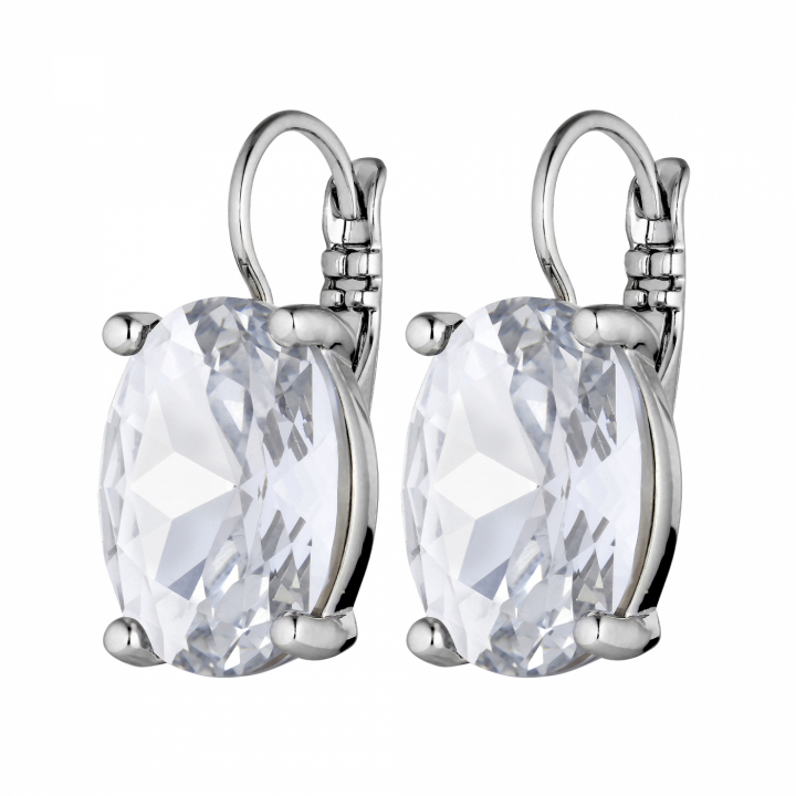 CHANTAL Sølv CRYSTAL Ørering i gruppen Øreringe / Sølvøreringe hos SCANDINAVIAN JEWELRY DESIGN (430081)