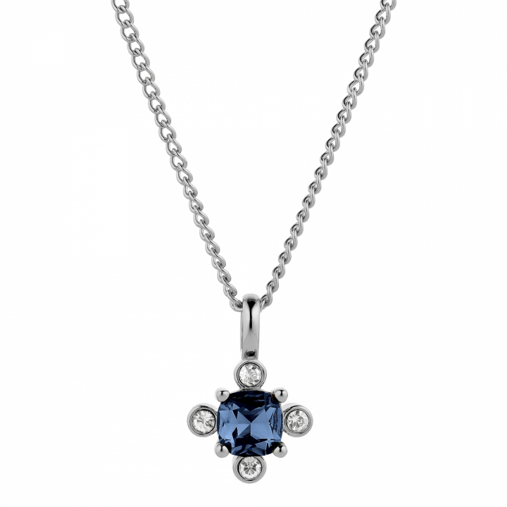 RIMINI Sølv ROYAL BLUE Halskæde i gruppen Halskæde / Sølvhalskæde hos SCANDINAVIAN JEWELRY DESIGN (430110)