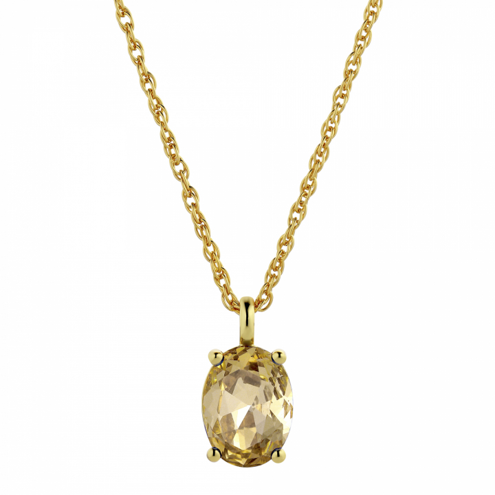 BARGA Guld GOLDEN Halskæde i gruppen Halskæde / Guldhalskæde hos SCANDINAVIAN JEWELRY DESIGN (430150)
