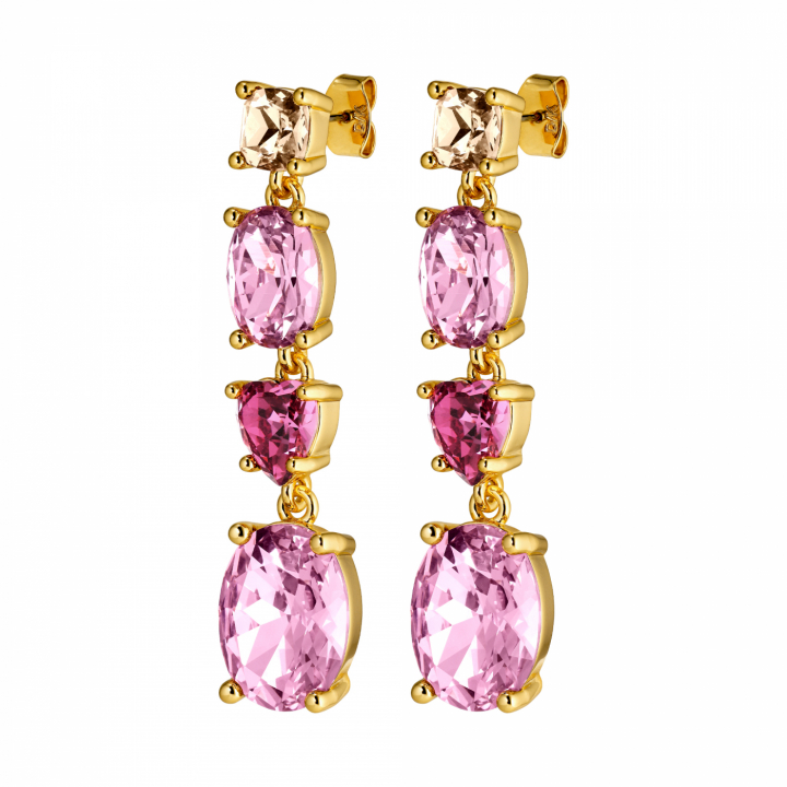 CARMEN Guld ROSE i gruppen Øreringe / Guldøreringe hos SCANDINAVIAN JEWELRY DESIGN (440018)