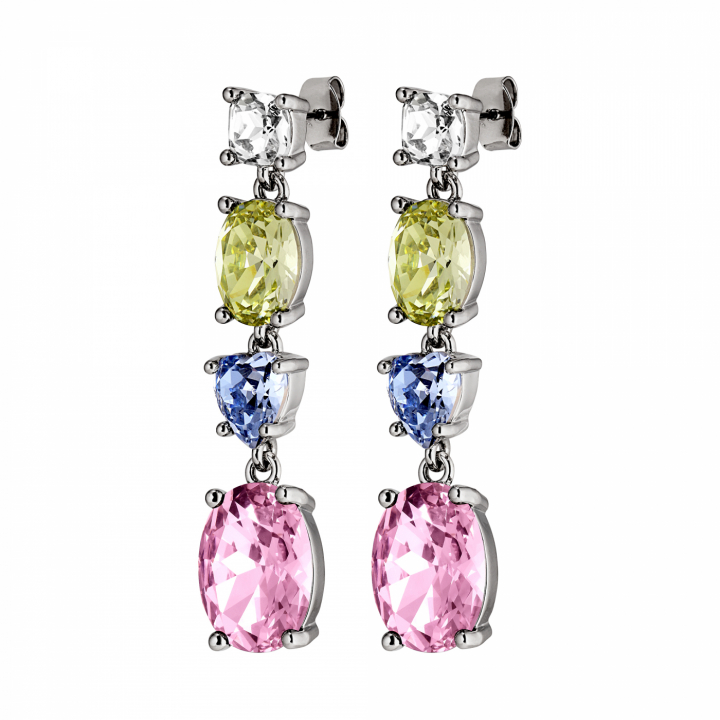 CARMEN Sølv PASTEL MULTI i gruppen Øreringe / Sølvøreringe hos SCANDINAVIAN JEWELRY DESIGN (440021)