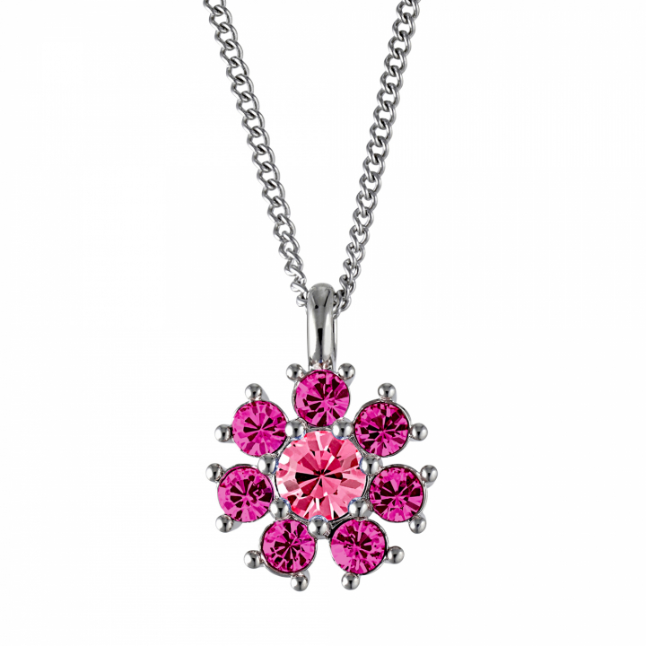 DELISE Sølv PINK i gruppen Halskæde / Sølvhalskæde hos SCANDINAVIAN JEWELRY DESIGN (440031)