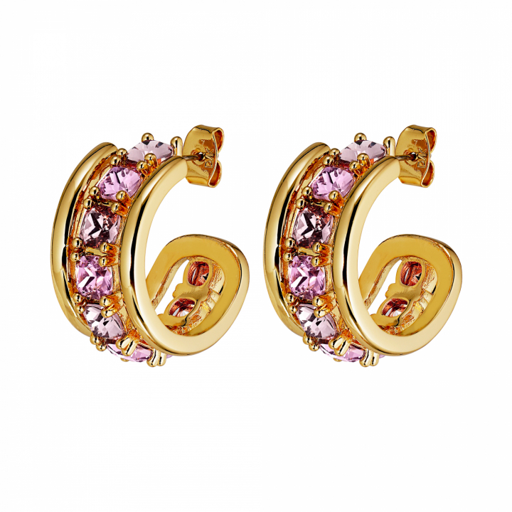 HELEN Guld ROSE i gruppen Øreringe / Guldøreringe hos SCANDINAVIAN JEWELRY DESIGN (440049)