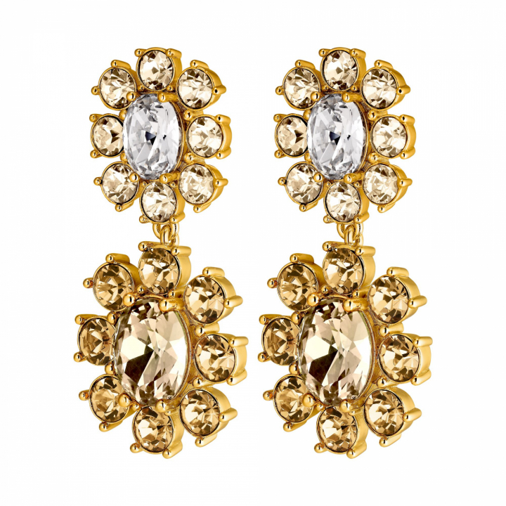 LINA Guld GOLDEN i gruppen Øreringe / Guldøreringe hos SCANDINAVIAN JEWELRY DESIGN (440063)