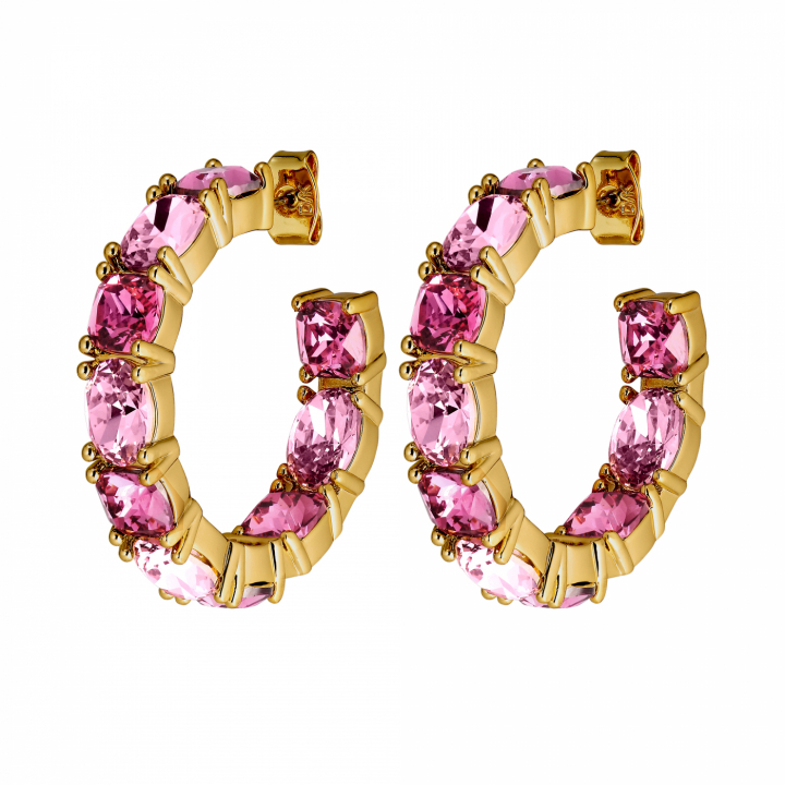GRETIA Guld ROSE i gruppen Øreringe / Guldøreringe hos SCANDINAVIAN JEWELRY DESIGN (440068)