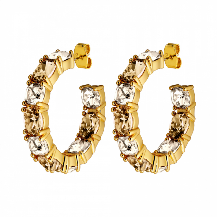 GRETIA Guld GOLDEN i gruppen Øreringe hos SCANDINAVIAN JEWELRY DESIGN (440070)