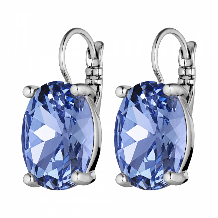 CHANTAL Sølv LIGHT BLUE i gruppen Øreringe / Sølvøreringe hos SCANDINAVIAN JEWELRY DESIGN (440096)