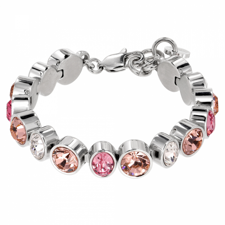 ELAINE Sølv LIGHT ROSE i gruppen Armbånd / Sølvarmbånd hos SCANDINAVIAN JEWELRY DESIGN (440124)