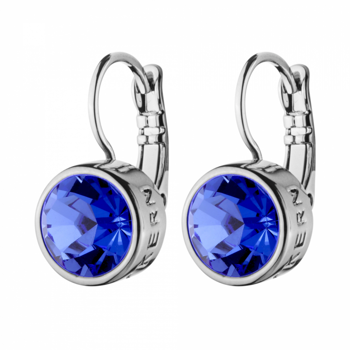 LOUISE Sølv SAPPHIRE i gruppen Øreringe / Sølvøreringe hos SCANDINAVIAN JEWELRY DESIGN (440163)