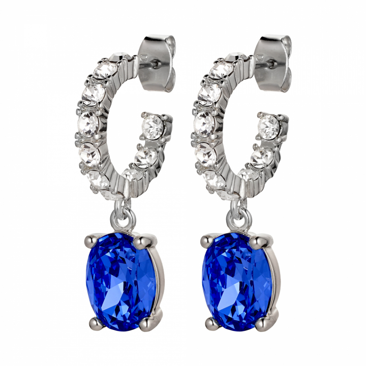 BARBARA Sølv SAPPHIRE i gruppen Øreringe hos SCANDINAVIAN JEWELRY DESIGN (440168)