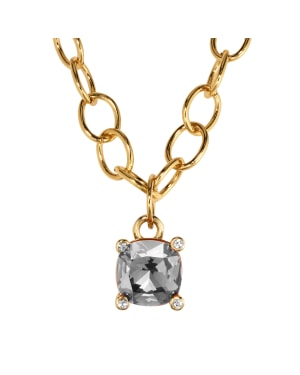 RAMINA SG GREY Necklace Gold i gruppen Halskæde / Guldhalskæde hos SCANDINAVIAN JEWELRY DESIGN (450122)