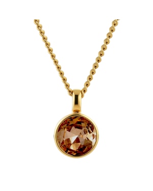 ETTE SG BROWN Necklace Gold i gruppen Halskæde / Guldhalskæde hos SCANDINAVIAN JEWELRY DESIGN (450144)