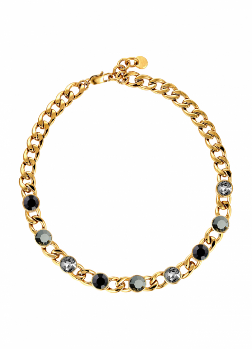 CAMELA SG BLACK MIX i gruppen Halskæde / Guldhalskæde hos SCANDINAVIAN JEWELRY DESIGN (450173)