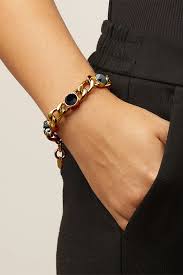 ARIANE SG BLACK MIX Bracelet i gruppen Armbånd / Guldarmbånd hos SCANDINAVIAN JEWELRY DESIGN (450175)