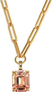 OCTA SG PEACH Necklace Gold i gruppen Halskæde / Guldhalskæde hos SCANDINAVIAN JEWELRY DESIGN (460530)