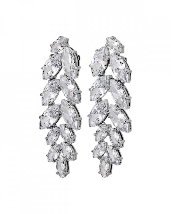 BANYAN SS CRYSTAL EARRINGS SILVER i gruppen Øreringe / Sølvøreringe hos SCANDINAVIAN JEWELRY DESIGN (470038)