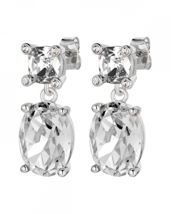 ANTONIA SS CRYSTAL EARRINGS SILVER i gruppen Øreringe / Sølvøreringe hos SCANDINAVIAN JEWELRY DESIGN (470148)