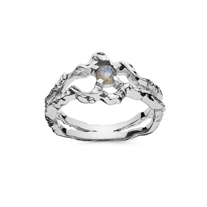 Shelly ring (Sølv) i gruppen Ringe / Sølvringe hos SCANDINAVIAN JEWELRY DESIGN (4738c)