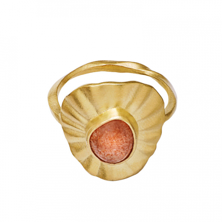 Lotus Ring Guld 59 i gruppen Ringe / Guldringe hos SCANDINAVIAN JEWELRY DESIGN (4799a-61)
