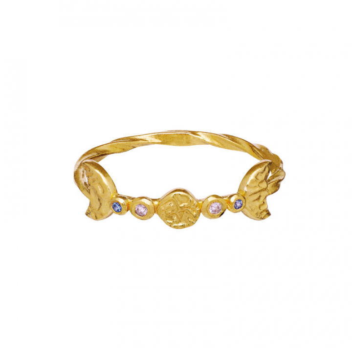 Lucilia Ring Guld i gruppen Ringe / Guldringe hos SCANDINAVIAN JEWELRY DESIGN (4816A)