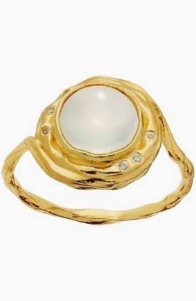 Zahra Ring Gold i gruppen Ringe / Guldringe hos SCANDINAVIAN JEWELRY DESIGN (4867A)